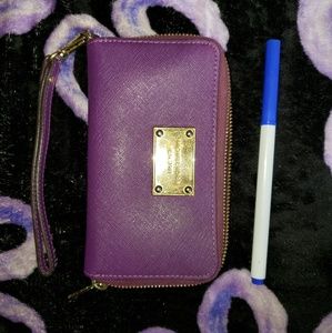 Purple Michael Kors wallet